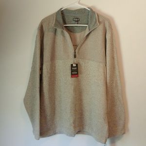 NWT Van Heusen Flex med zip up sweatshirt size XL